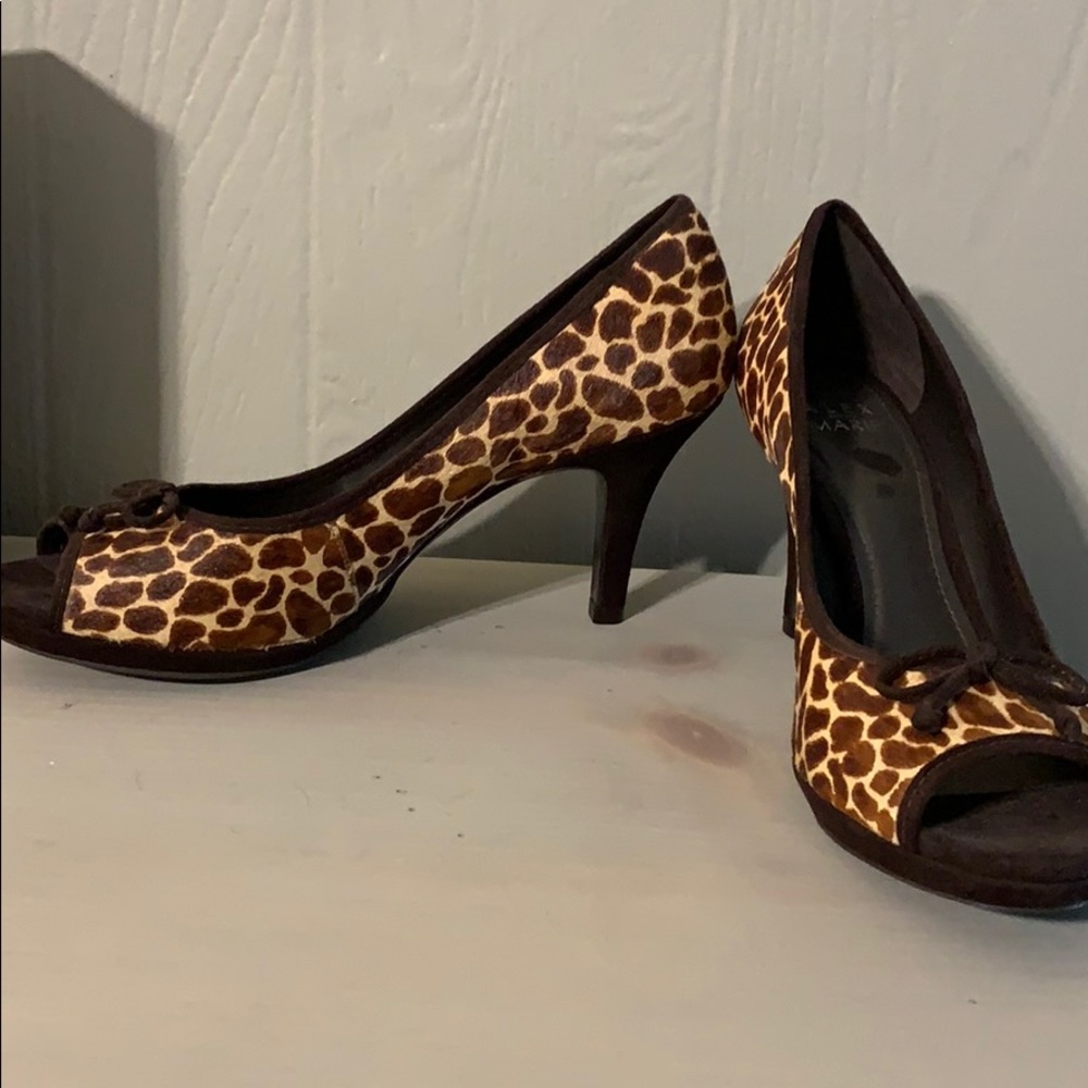 Alex Marie Giraffe Print Shoe